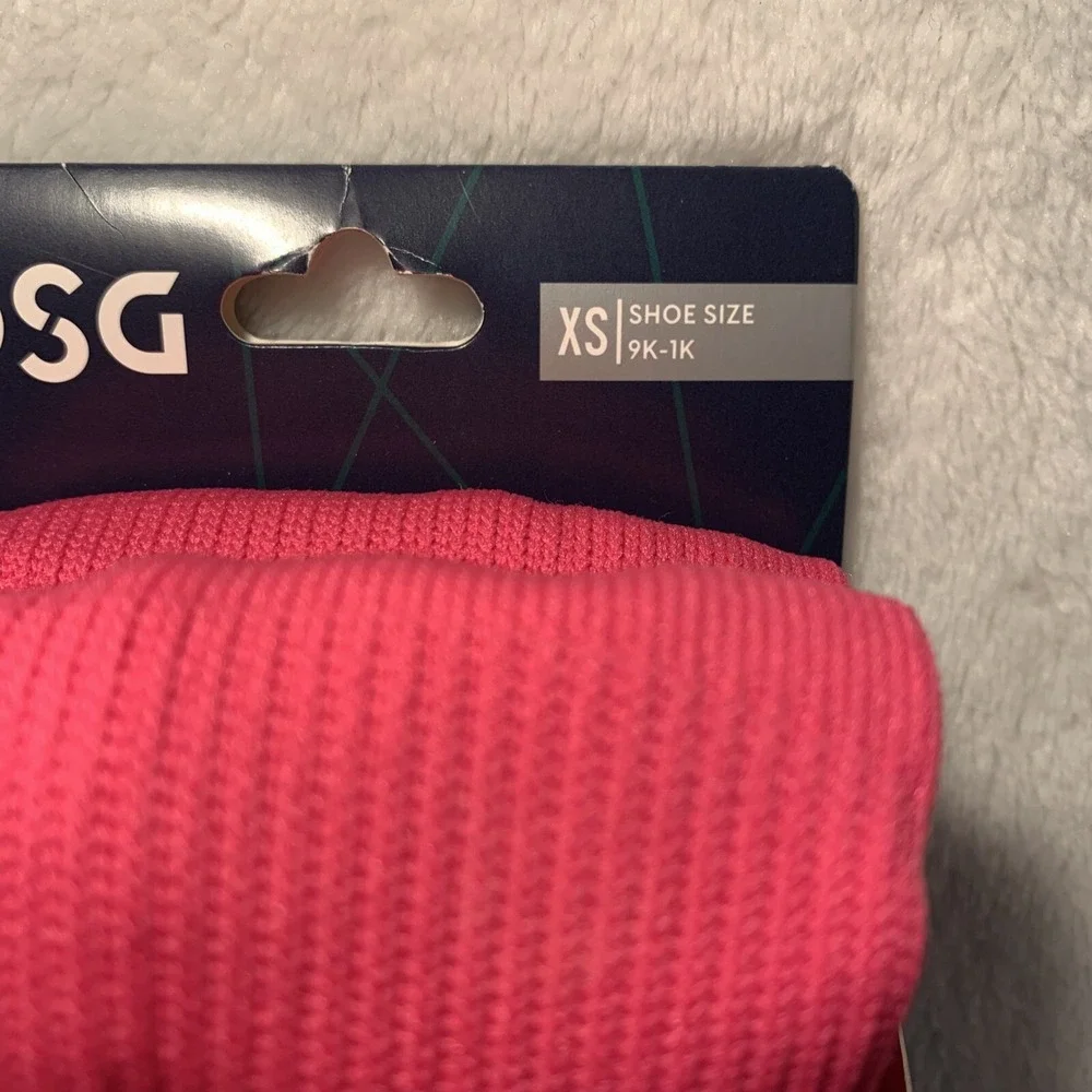 NEW DSG Socks Sz XS Soccer Athletic Knee High Tube Baseball  Hot Pink 2 Pack NWT